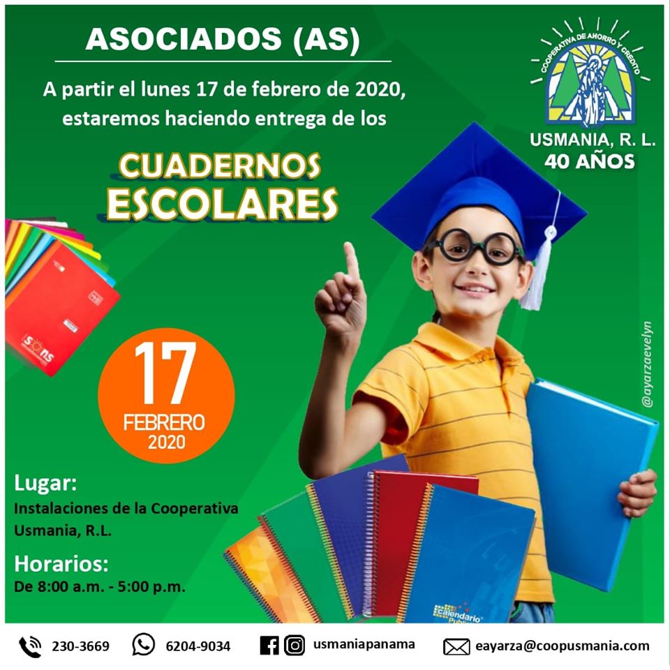  ENTREGA DE CUADERNOS ESCOLARES