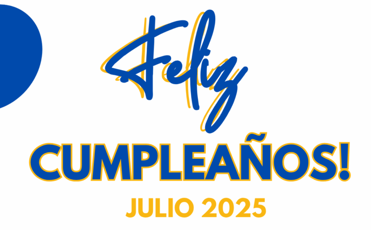  CUMPLEAÑOS JULIO 2025